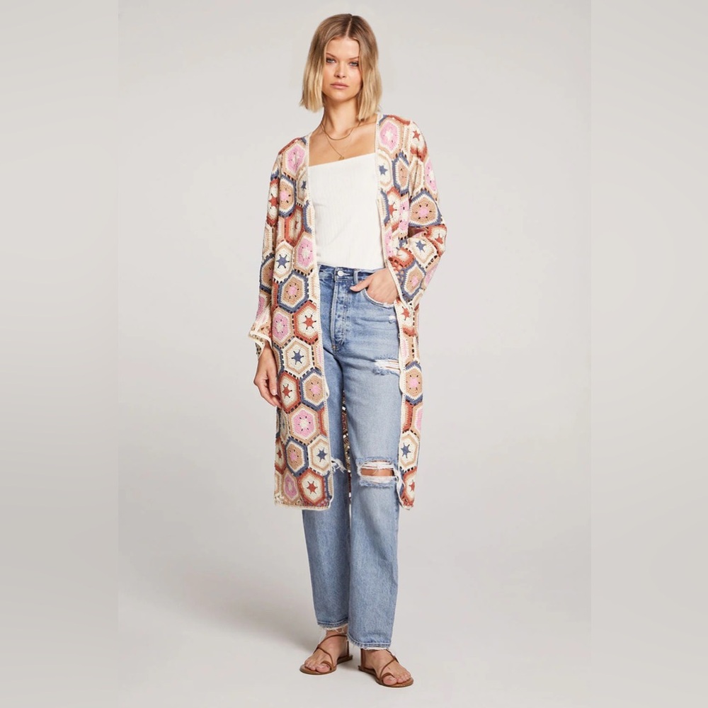 SALTWATER LUXE 
Harmony crochet cardi